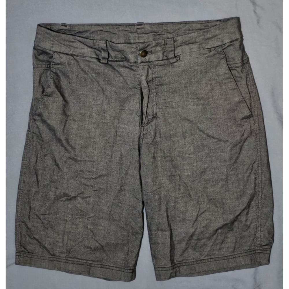Lululemon‎ The Works Short *Quick Oxford 11" Men's Gray Chino Casual Sz 34